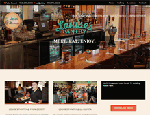 Tablet Screenshot of louisespantry.com